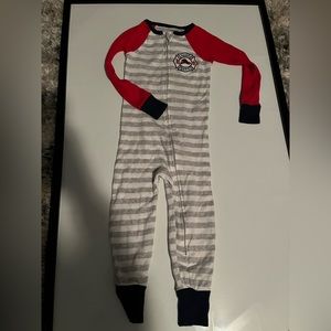 One Piece Zip Up Footless Pajama